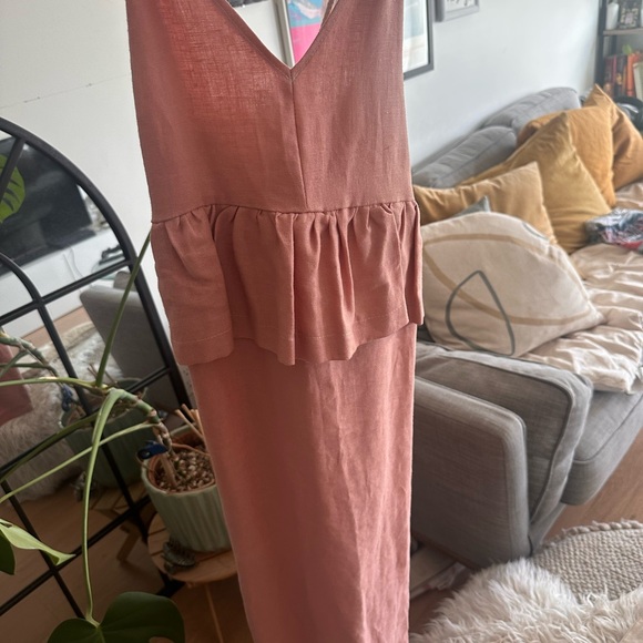 tony chestnut linen dress - Picture 2 of 6